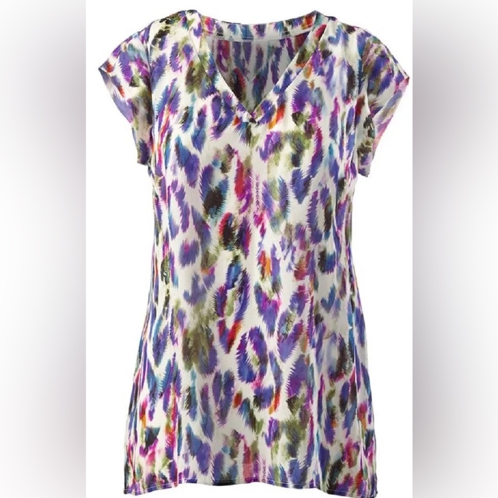 cabi Plume Feather Top size Small